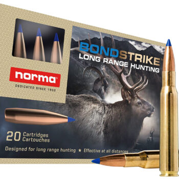 Norma Ammunition 20176422 Dedicated Hunting Bondstrike Extreme 30-06Springfield 180gr Bonded Polymer Tip 20 Per Box/10 Case