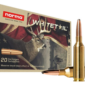 Norma Ammunition 20166592 Dedicated Hunting Whitetail 6.5PRC 140gr Pointed Soft Point 20 Per Box/10 Case
