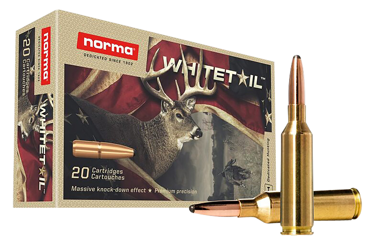 Norma Ammunition 20166592 Dedicated Hunting Whitetail 6.5PRC 140gr Pointed Soft Point 20 Per Box/10 Case 3 Norma Ammunition 20166592 Dedicated Hunting Whitetail 6.5PRC 140gr Pointed Soft Point 20 Per Box/10 Case