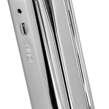 FN 20100719 510 Replacement Magazine 15rd 10mm Stainless Steel w/ Black Polymer Flush Floorplate Fits FN 510 Tactical