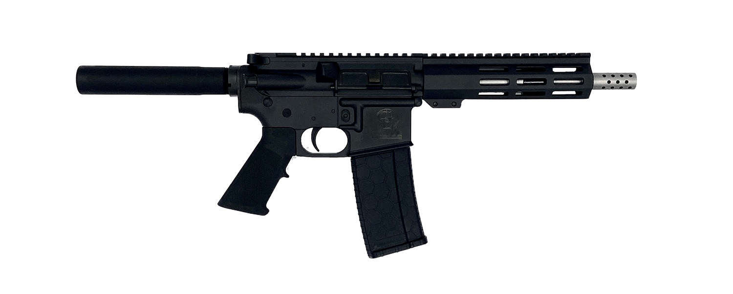 Great Lakes Firearms GL15223SSPBLK AR-15 Pistol 223 Wylde 30+1 7.50" Stainless Barrel, Black, 7" M-LOK Handguard, Buffer Tube (No Brace), A2 Grip 3 Great Lakes Firearms GL15223SSPBLK AR-15 Pistol 223 Wylde 30+1 7.50" Stainless Barrel, Black, 7" M-LOK Handguard, Buffer Tube (No Brace), A2 Grip