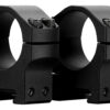 Mdt Sporting Goods Inc 103347BLK Premier Scope Ring Set Black Aluminum 30mm Tube Medium 1 157619