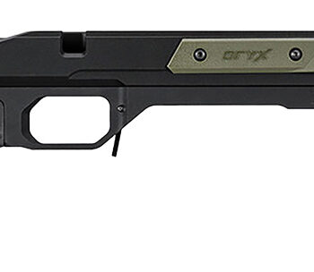 Mdt Sporting Goods Inc 104226ODG Oryx Chassis OD Green/Black Aluminum, Adj. Cheekrest, M-LOK Forend, AR-Style Grip, Barricade Stop, AICS Mag Compatible, Fits Short Action Savage Axis