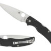 Spyderco C244GP Native Chief Lightweight 4.02" Folding Plain Stonewashed CTS BD1N SS Blade/Black Textured FRN Handle Includes Pocket Clip 1 158090