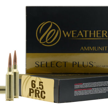 Weatherby R65PRC156EH Select Plus  6.5PRC 156gr Berger Elite Hunter 20 Per Box/10 Case