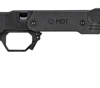 Mdt Sporting Goods Inc 105524BLK XRS Chassis Black Aluminum Core with Polymer Panels, Adj. Cheekrest, M-LOK Forend, Interchangeable Grips, Fits Tikka T1X