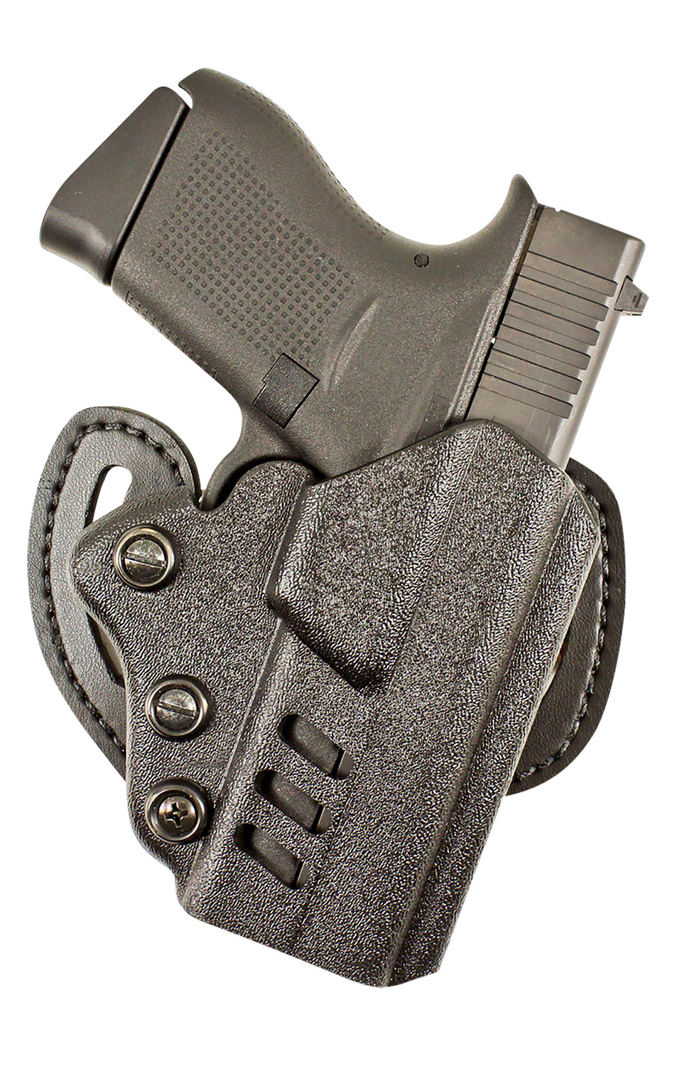 DeSantis Gunhide 042KAB2Z0 Facilitator OWB Black Kydex Belt Slide Fits Glock 17/17 Gen5/22/31/47 Right Hand 3 DeSantis Gunhide 042KAB2Z0 Facilitator OWB Black Kydex Belt Slide Fits Glock 17/17 Gen5/22/31/47 Right Hand