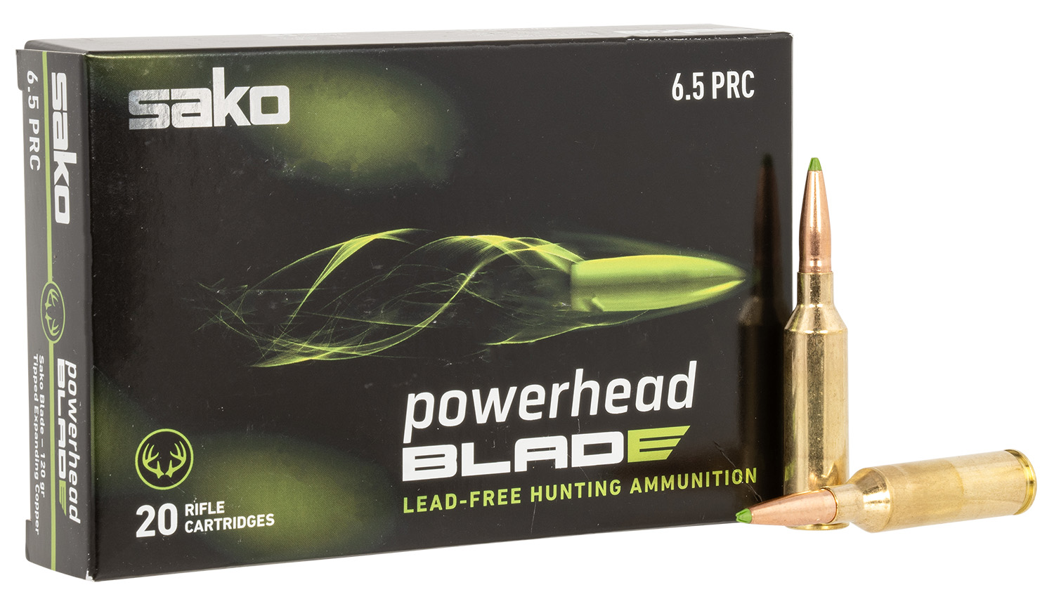 SAKO (TIKKA) JASPHB65PRC120B PowerHead Blade 6.5PRC 120gr 20 Per Box/10 Case 3 SAKO (TIKKA) JASPHB65PRC120B PowerHead Blade 6.5PRC 120gr 20 Per Box/10 Case