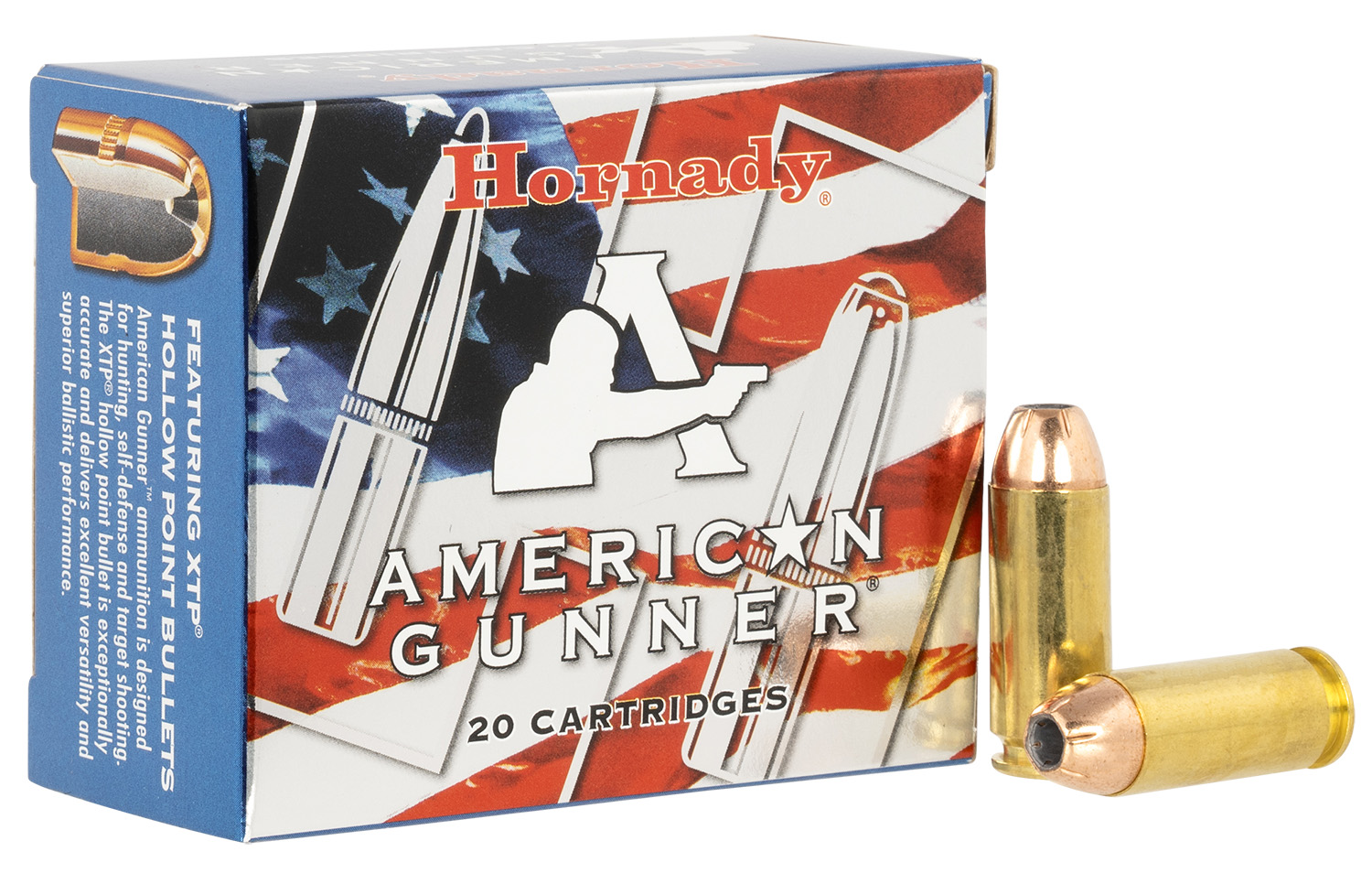 Hornady 91224 American Gunner 10mm 155gr Hornady XTP Hollow Point 20 Per Box/10 Case 3 Hornady 91224 American Gunner 10mm 155gr Hornady XTP Hollow Point 20 Per Box/10 Case