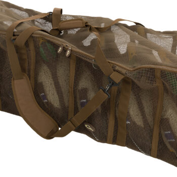 Drake Waterfowl DA370012D Decoy Bag Floater 12 Slot Duck Brown Vinyl-Coated Mesh
