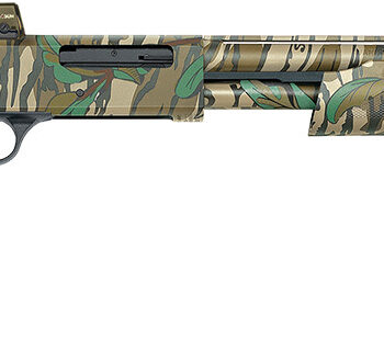 Mossberg 50133 500 Turkey Full Size 410 Gauge Pump 3" 5+1 20" Mossy Oak Greenleaf Vent Rib Barrel & Optics Cut Steel Receiver, Mossy Oak Greenleaf Synthetic Stock, Holosun 407K Red Dot
