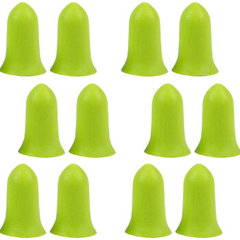 Allen 4136 Tapered Foam Ear Plugs 32 dB Lime Green 6 Pair