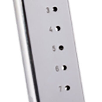 Mec-Gar MGCO4507NPF 1911 Officer 7rd 45 ACP, Nickel Carbon Steel