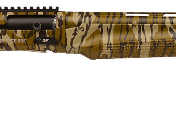Gforce Arms GFONE1224MO1 One Turkey 12 Gauge 3" 3+1 24" Steel Barrel, Picatinny Rail Receiver, Fixed Mossy Oak Bottomland Synthetic Stock