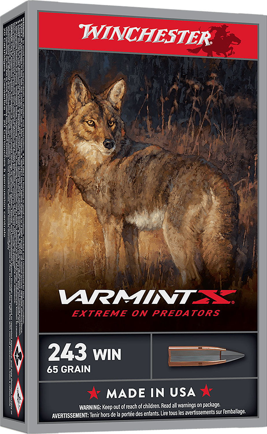 Winchester Ammo X243PXP Varmint X 243Win 65gr Extreme Point 20 Per Box/10 Case 3 Winchester Ammo X243PXP Varmint X 243Win 65gr Extreme Point 20 Per Box/10 Case