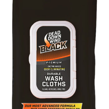 Dead Down Wind 13725 Black Premium Wash Cloth Odor Eliminator Unscented Scent 40 Count