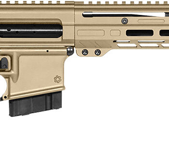 CMMG 28A490FCT Dissent MK4 22 ARC 10+1 16.10" Coyote Tan Cerakote Picatinny Rail Aluminum Receiver, M-LOK Handguard, Black CMMG Dissent Side Folding Stock, Zeroed Drop-In Single Stage Trigger