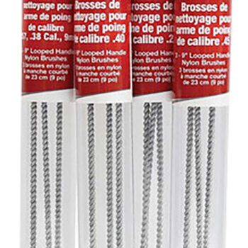 Birchwood Casey 41212 Cleaning Brushes Handgun Looped 45 Cal 9" Nylon 3 Pack