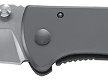 CRKT 6450S Drifter  EDC 2.88" Folding Drop Point Plain Satin 8Cr14MoV SS Blade, Silver Stainless Steel Handle
