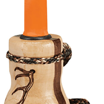 Wayne Carlton's Calls HSWCC70167 Lil' Heifer Cow Call Calf/Cow Sounds Walnut/Maple Wood Barrel