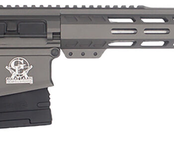 Great Lakes Firearms GL10308SSTNG GLFA  308 Win 10+1 18" Cerakote Threaded Barrel, Tungsten Cerakote Picatinny Rail Aluminum Receiver, 6 Position Mil-Spec Synthetic Stock, Mil-spec Polymer Grip