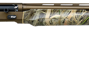 Gforce Arms GFTWO1228MO2 Two  12 Gauge Semi-Auto 3" 28" Bronze Cerakote Vent Rib Barrel, Bronze Cerakote Receiver, Adj Shim Mossy Oak Habitat Synthetic Stock