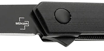 Boker 01BO329 Plus Kwaiken Air Mini Pocket 3.07" Plain Black G10 Handle
