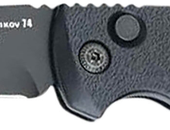 Boker 01KALS101  Kalashnikov 3.35" Tanto Plain Black D2 Steel Blade Aluminum Handle