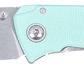 CRKT 2522B Tuna  EDC Compact 2.73" Folding Plain Stonewashed 14C28N Steel Blade, G10/SS Handle