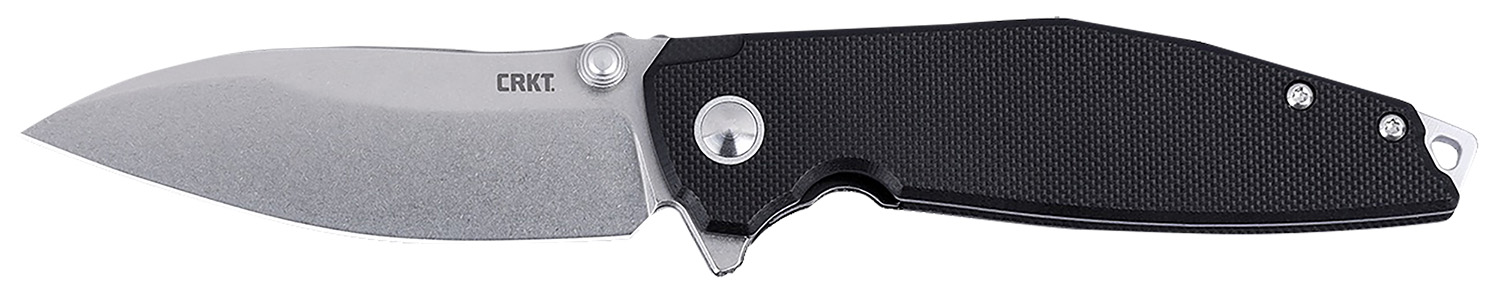 CRKT 2540 IBISD EDC 3.09" Folding Plain Stonewashed D2 Steel Blade, Black G10 Handle 3 CRKT 2540 IBISD EDC 3.09" Folding Plain Stonewashed D2 Steel Blade, Black G10 Handle