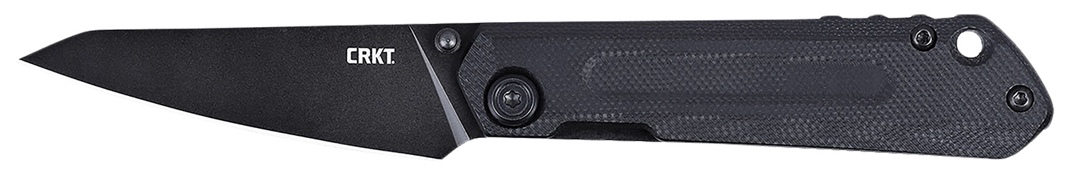 CRKT 2670 Straight EDC Compact 2.60" Folding Wharncliffe Plain Black Oxide D2 Steel Blade, Black G10 Handle 3 CRKT 2670 Straight EDC Compact 2.60" Folding Wharncliffe Plain Black Oxide D2 Steel Blade, Black G10 Handle