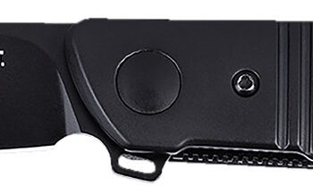 CRKT 5720K Bamboozled  3.31" Folding Tanto Plain Black Oxide D2 Steel Blade, Black G10/SS Handle