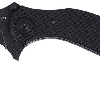 CRKT 2635 DU Hoc Deadbolt 3.62" Fixed Karambit Plain Black Powder Coated D2 Steel Blade, Black G10 Handle