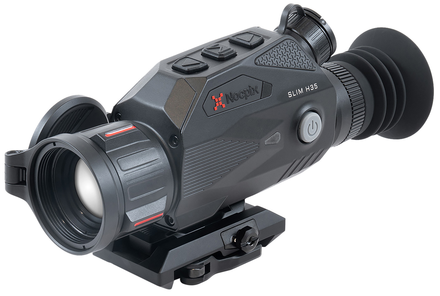 Nocpix SLIMH35 Slim H35 Thermal Mountable Weapon Sight Black 2x35mm, 640x512 12 Microns 60 Hz Resolution, Zoom Digital 4x 3 Nocpix SLIMH35 Slim H35 Thermal Mountable Weapon Sight Black 2x35mm, 640x512 12 Microns 60 Hz Resolution, Zoom Digital 4x