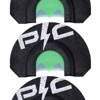 Power Calls 24251  Diaphragm Call Turkey Sounds Black/Green Bat Wing Cut