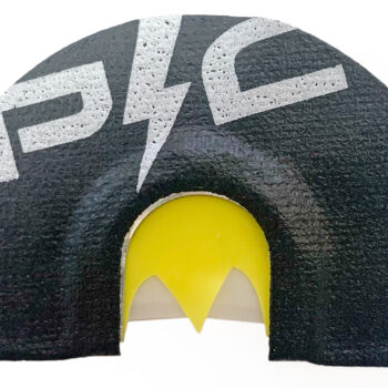 Power Calls 24235 Mini Yelper Diaphragm Call Turkey Sounds Black/Yellow