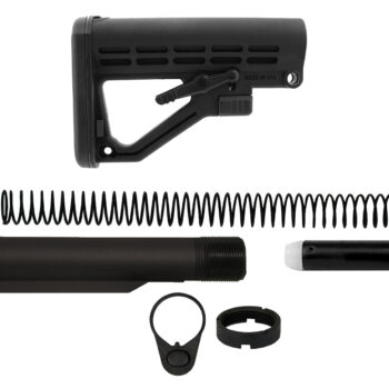 TacFire MAR050B Mil-Spec Buffer Tube  Black Matte AR-15