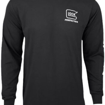 Glock AP96098 Perfection Long Sleeve Tee Black Pre-Shrunk Cotton Long Sleeve Small