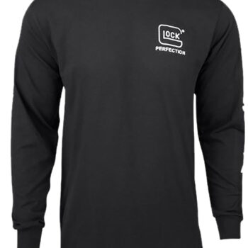 Glock AP96099 Perfection Long Sleeve Tee Black Pre-Shrunk Cotton Long Sleeve Medium