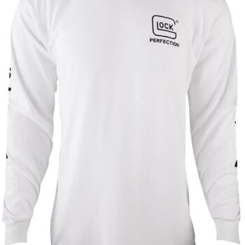 Glock AP96096 Perfection Long Sleeve Tee White Pre-Shrunk Cotton Long Sleeve 2XL