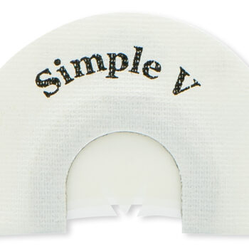 Rolling Thunder Game Call TC006-SV Simple Diaphragm Call 2 Reed V-Cut Attracts Turkey Species