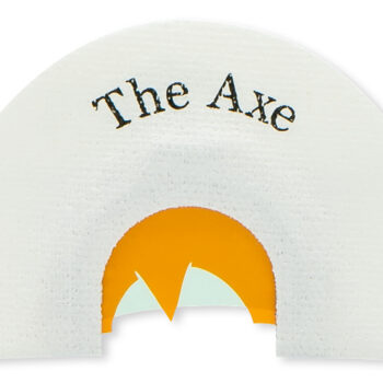 Rolling Thunder Game Call TC009-AXE The Axe Diaphragm Call 2 Reed Bat Wing Cut Attracts Turkey Species