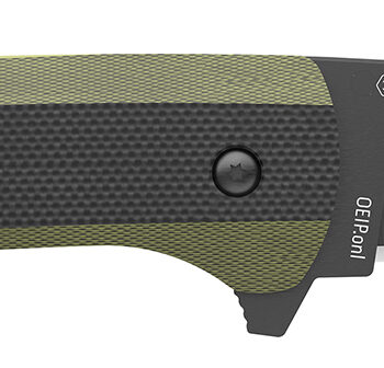 Outdoor Edge VX430BC Razor VX4  3" Folding Plain Black/Green