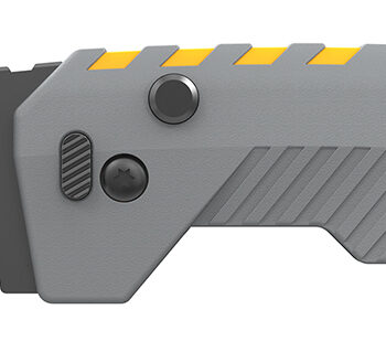 Outdoor Edge XDS230AC Razor XD2  3" Folding Plain 420J2 SS Blade Gray/Yellow