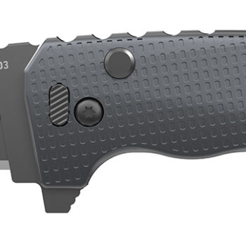 Outdoor Edge XDS330AC Razor XD3  3" Folding Plain 420J2 SS Blade Charcoal