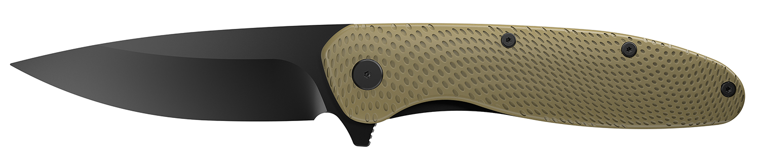 Outdoor Edge VD1C Viddux 3.15" Folding Drop Point Plain Black Oxide 4Cr14MoV Blade Green Glass-Filled Nylon Handle 3 Outdoor Edge VD1C Viddux 3.15" Folding Drop Point Plain Black Oxide 4Cr14MoV Blade Green Glass-Filled Nylon Handle