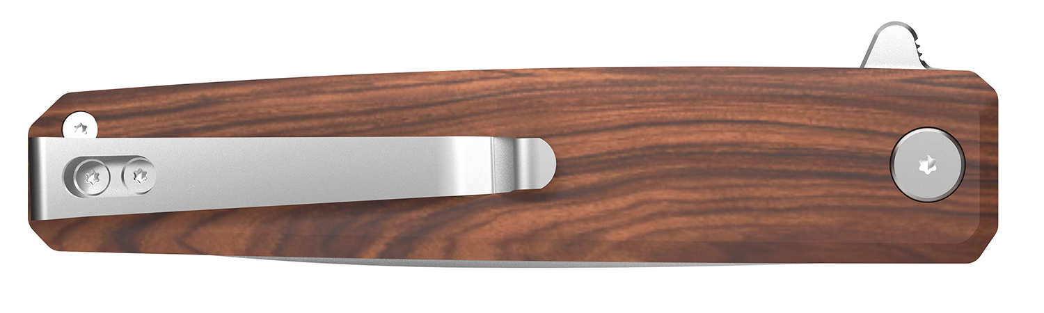 Outdoor Edge PL1C Peleus 3.10" Folding Clip Point Plain Black Oxide 8Cr13MoV SS Blade Wood G10 Handle 3 Outdoor Edge PL1C Peleus 3.10" Folding Clip Point Plain Black Oxide 8Cr13MoV SS Blade Wood G10 Handle