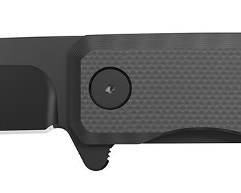 Outdoor Edge PL2C Peleus  3.10" Folding Clip Point Plain Black Oxide 8Cr13MoV SS Blade G10 Handle