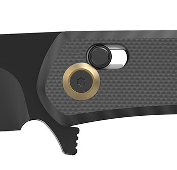 Outdoor Edge SL1C Sentinel  3.15" Folding Drop Point Plain Black Oxide 8Cr13MoV SS Blade G10 Handle