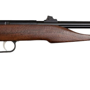 Crickett 41001 Hunter Adult 22 Mag 1rd 9" Threaded Blued Steel Single Shot Barrel, Walnut Stock